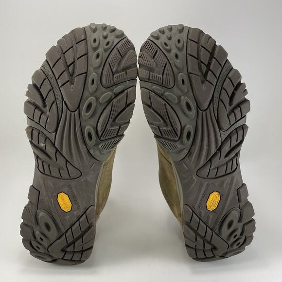 Merrell Jungle Moc Taupe Suede Slip On Shoes Mens US 14 Vibram Comfort Slip On main image 9